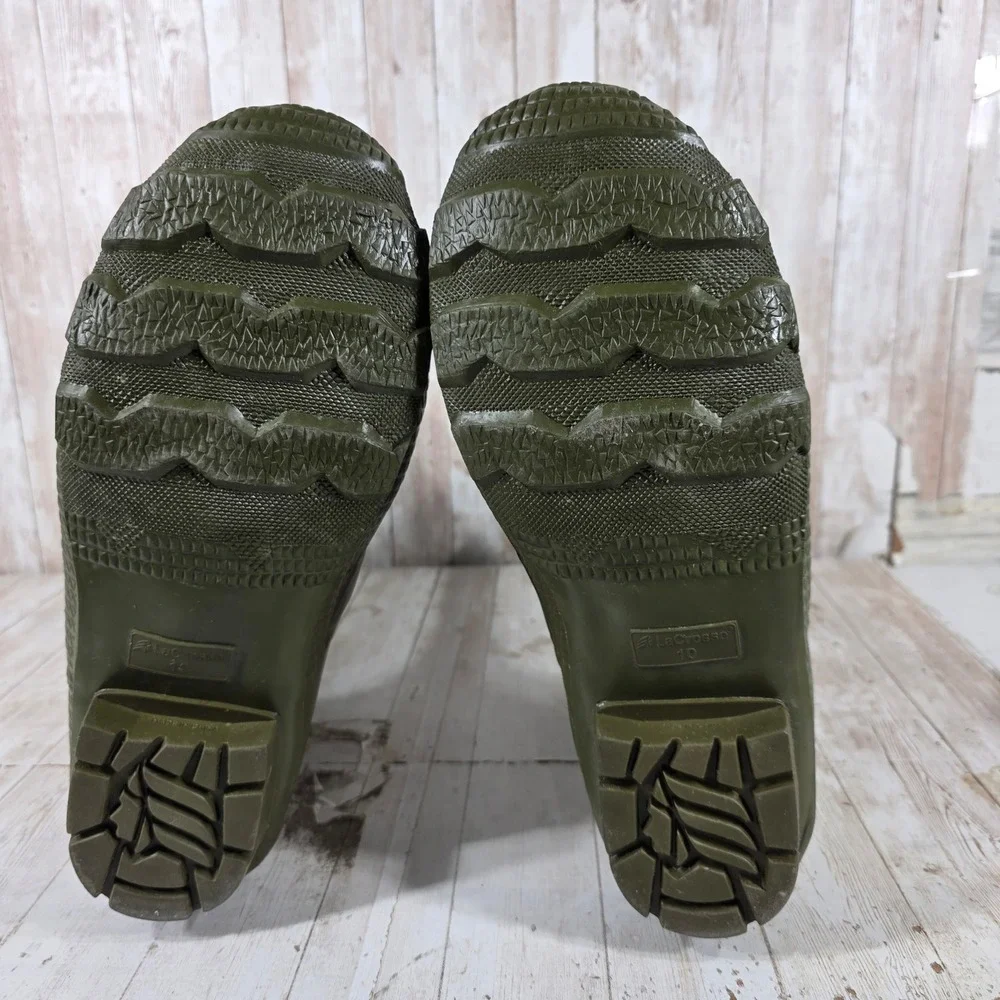 LaCrosse Burly Classic 18 Inch Rubber Hunting Boots OD Green Mens 10 266040